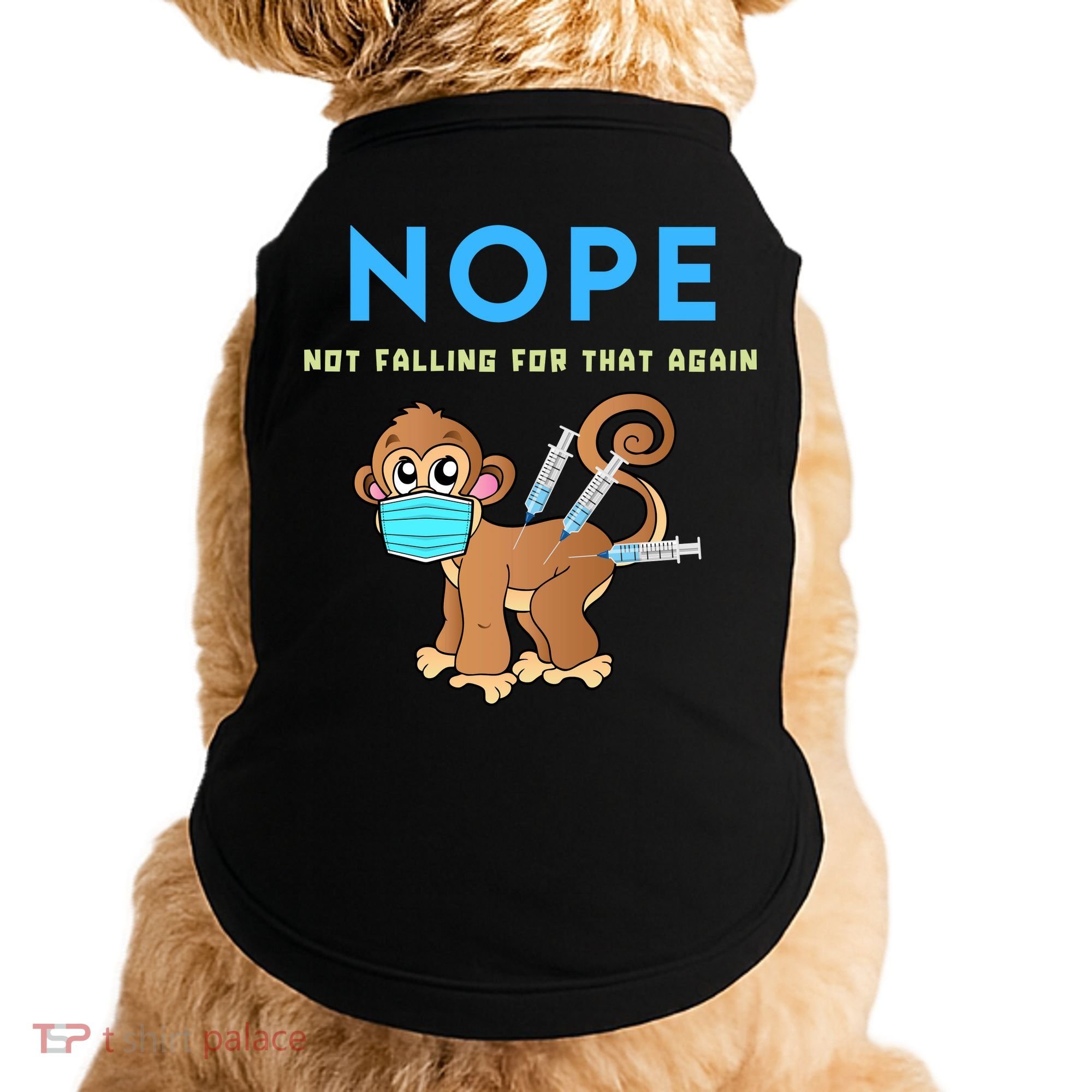 Funny Monkeypox Conservative Medical Freedom Doggie Tank