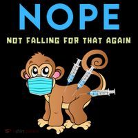 Funny Monkeypox Conservative Medical Freedom Apron thumb 3