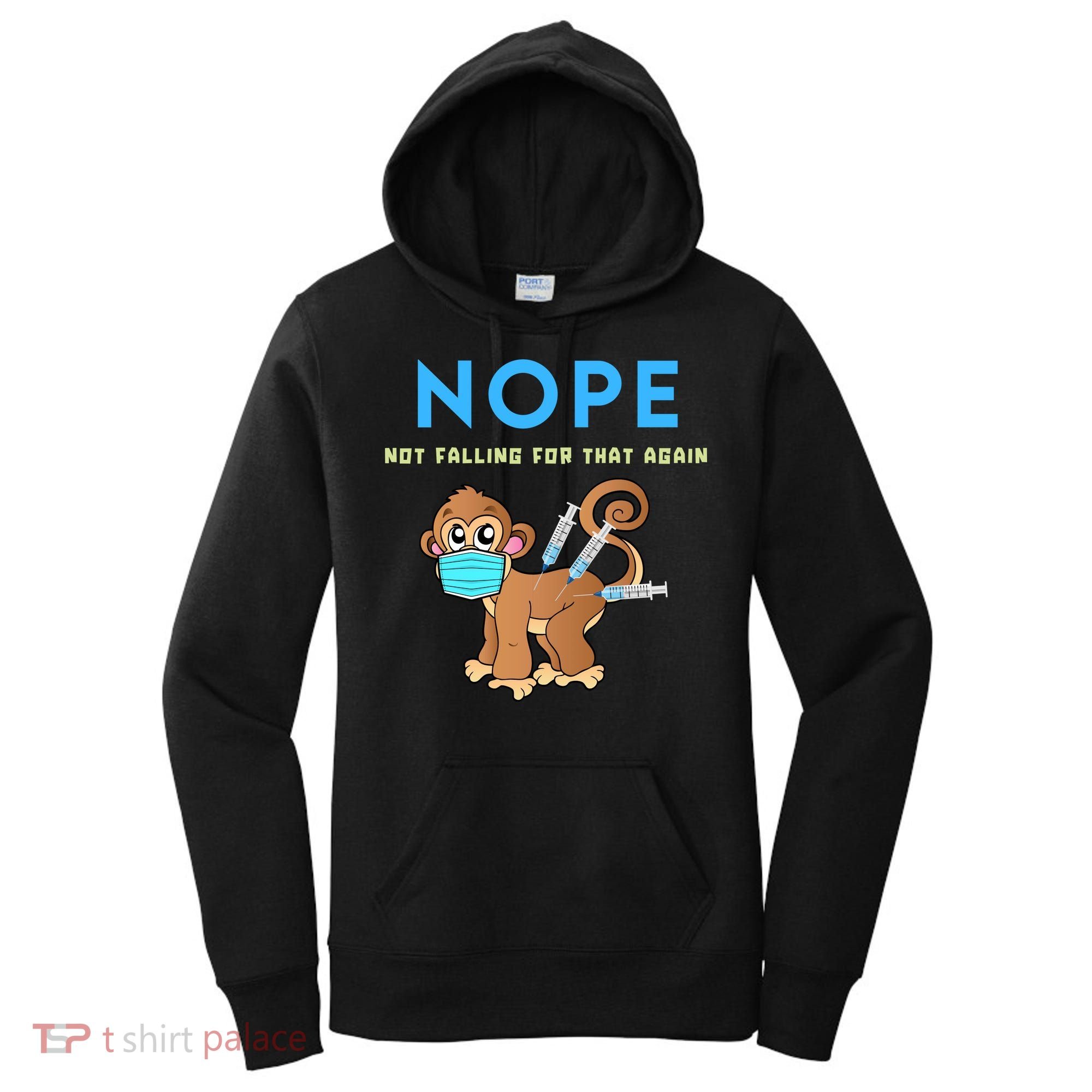 Funny Monkeypox Conservative Medical Freedom Women's Hoodie