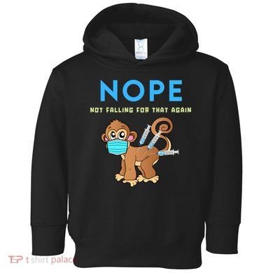 Funny Monkeypox Conservative Medical Freedom Toddler Hoodie