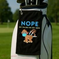 Funny Monkeypox Conservative Medical Freedom Golf Towel thumb 2