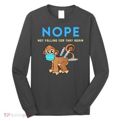 Funny Monkeypox Conservative Medical Freedom Long Sleeve Shirt