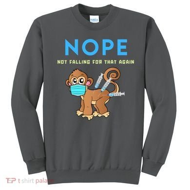 Funny Monkeypox Conservative Medical Freedom Sweatshirt