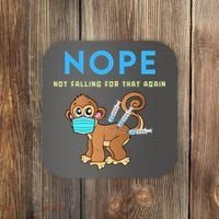 Funny Monkeypox Conservative Medical Freedom Coaster thumb 0