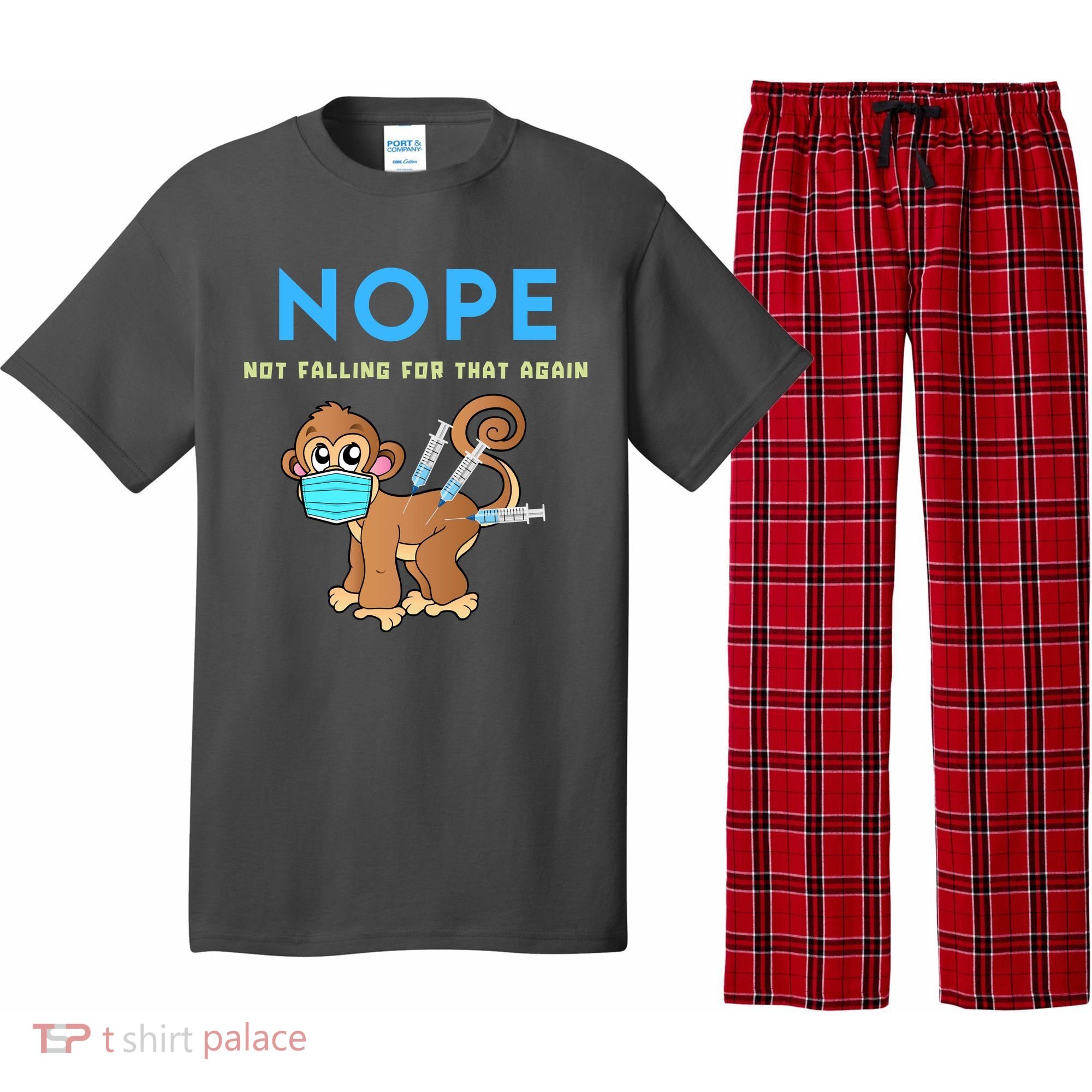 Funny Monkeypox Conservative Medical Freedom Pajama Set