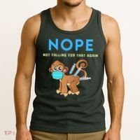 Funny Monkeypox Conservative Medical Freedom Tank Top thumb 3
