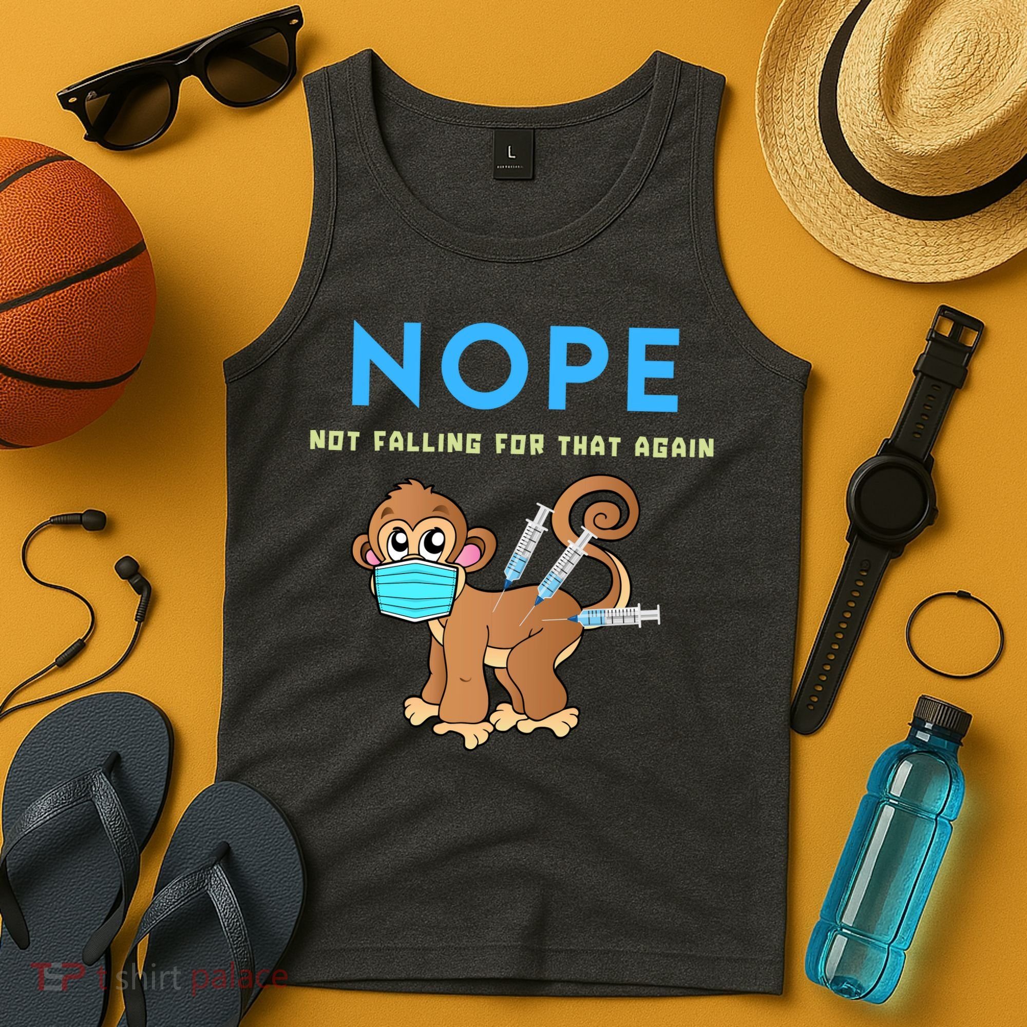 Funny Monkeypox Conservative Medical Freedom Tank Top