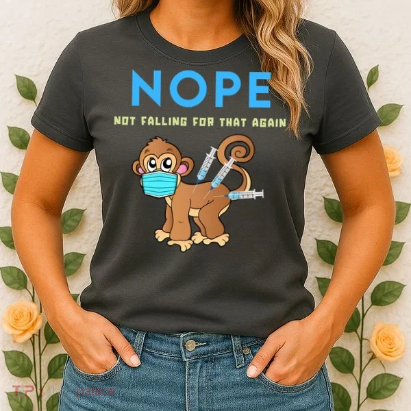 Funny Monkeypox Conservative Medical Freedom Women's T-Shirt