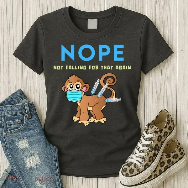 Funny Monkeypox Conservative Medical Freedom Women's T-Shirt