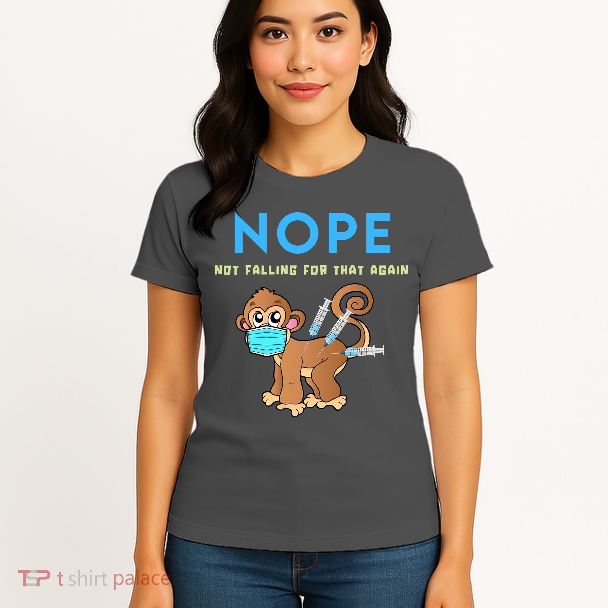 Funny Monkeypox Conservative Medical Freedom Women's T-Shirt