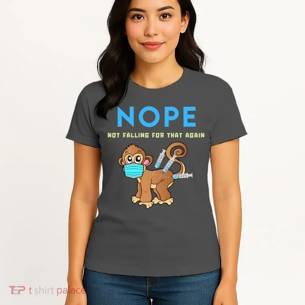 Funny Monkeypox Conservative Medical Freedom Women's T-Shirt