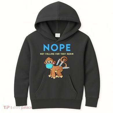 Funny Monkeypox Conservative Medical Freedom Kids Hoodie
