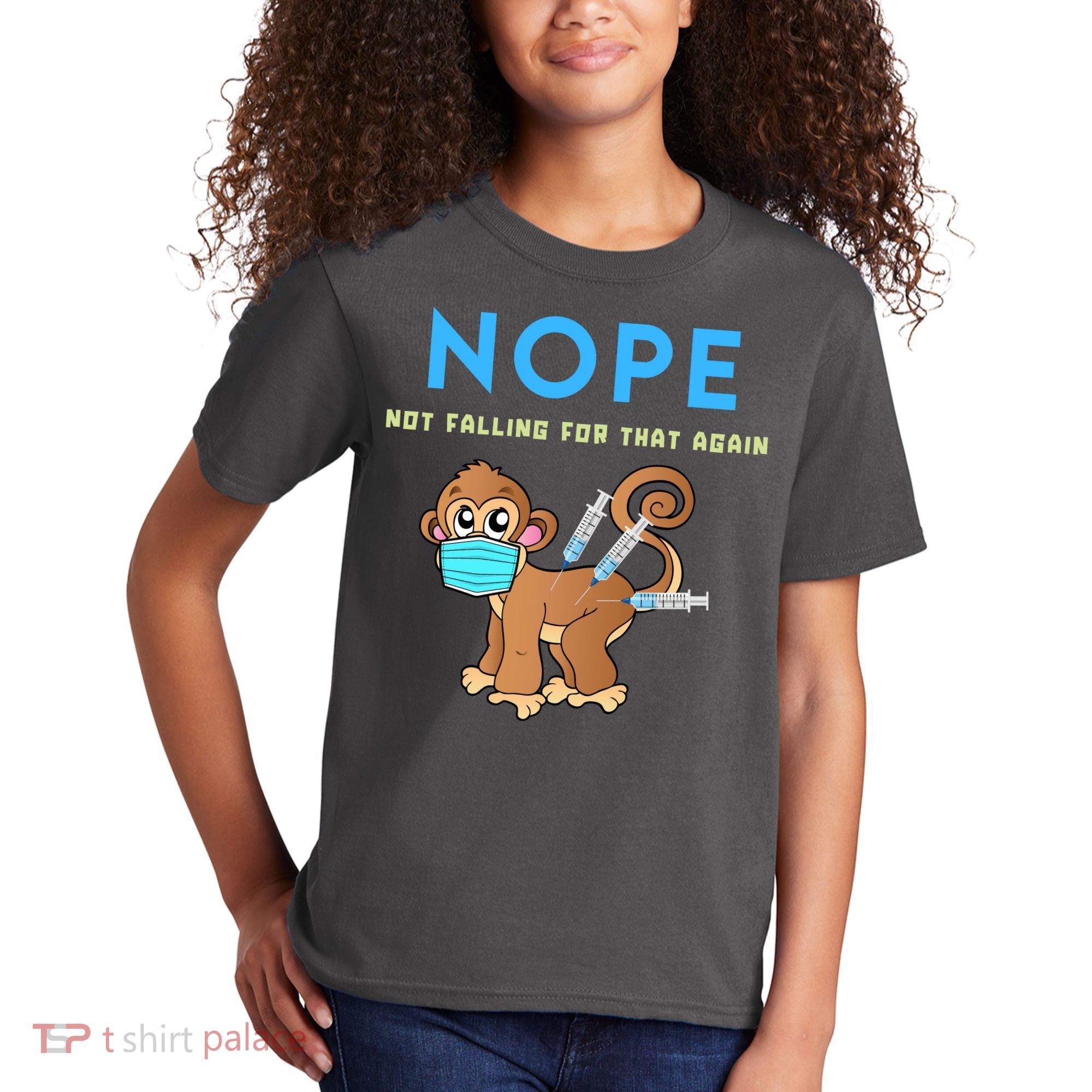 Funny Monkeypox Conservative Medical Freedom Kids T-Shirt
