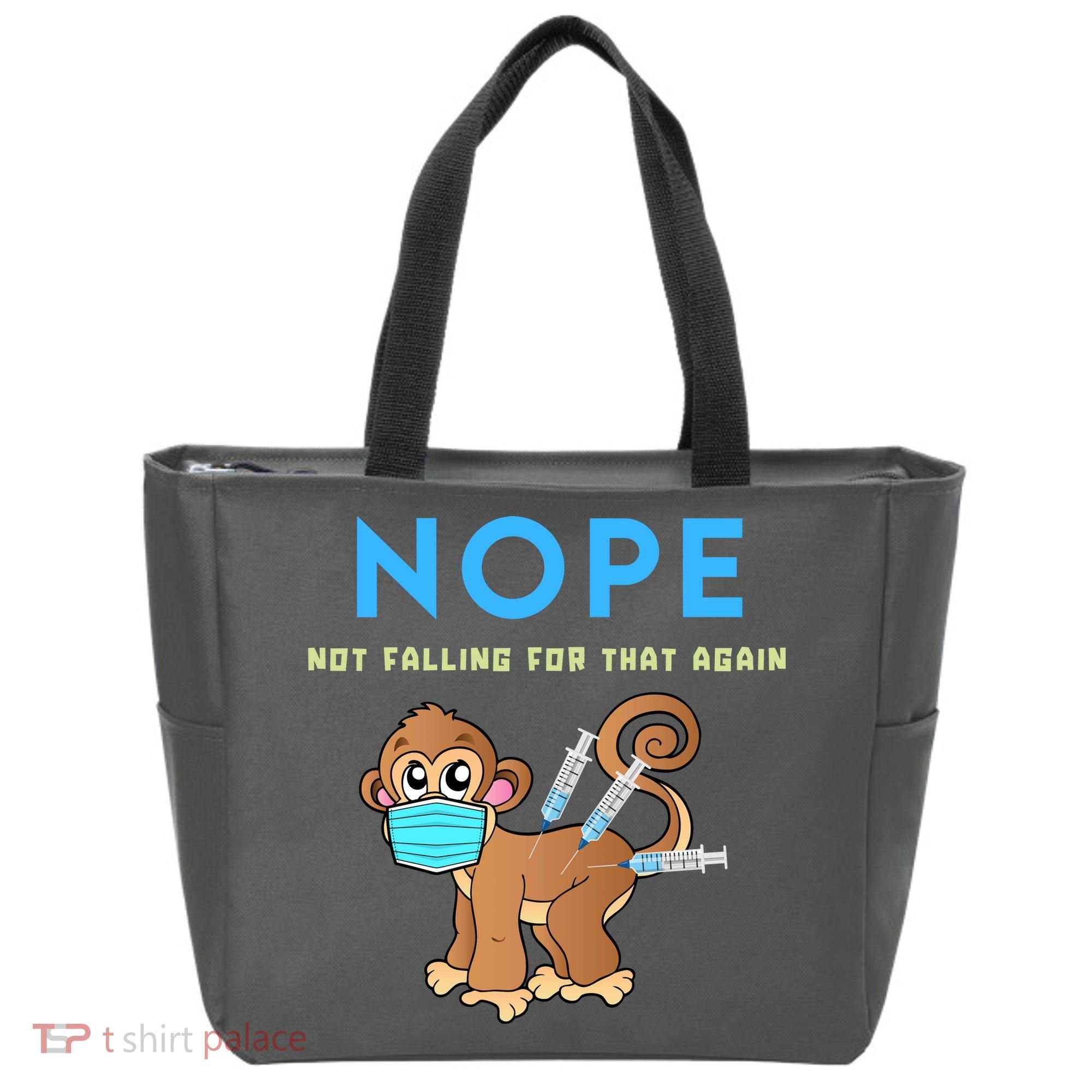 Funny Monkeypox Conservative Medical Freedom Tote Bag