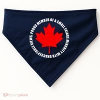 Fringe Proud Member Canadian Truckers USA-Made Doggie Bandana thumb 0