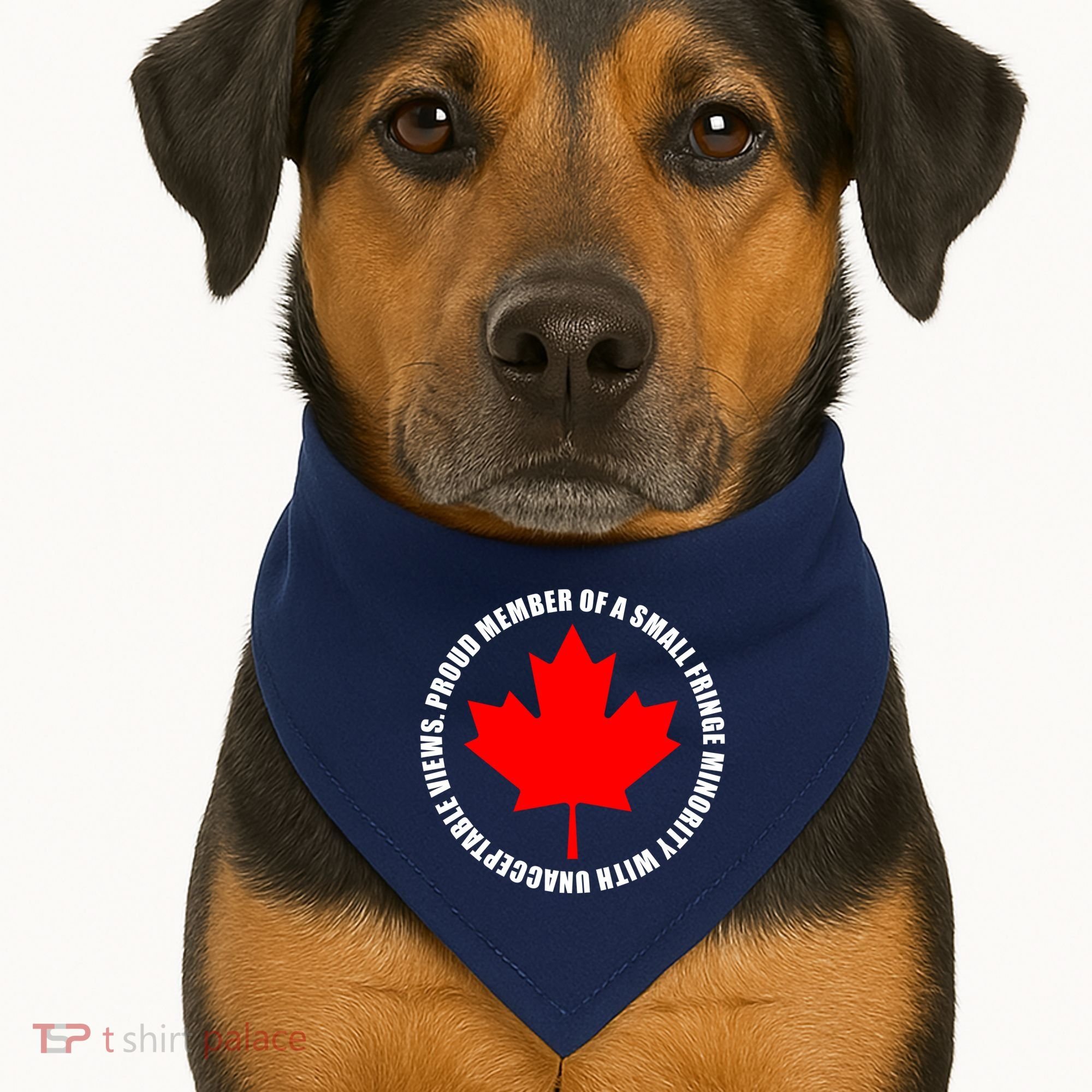 Fringe Proud Member Canadian Truckers USA-Made Doggie Bandana