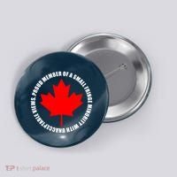 Fringe Proud Member Canadian Truckers Button thumb 0
