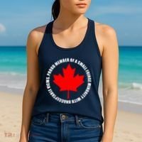 Fringe Proud Member Canadian Truckers Women's Tank Top thumb 2