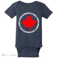 Fringe Proud Member Canadian Truckers Baby Bodysuit thumb 0