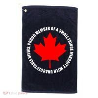 Fringe Proud Member Canadian Truckers Golf Towel thumb 0