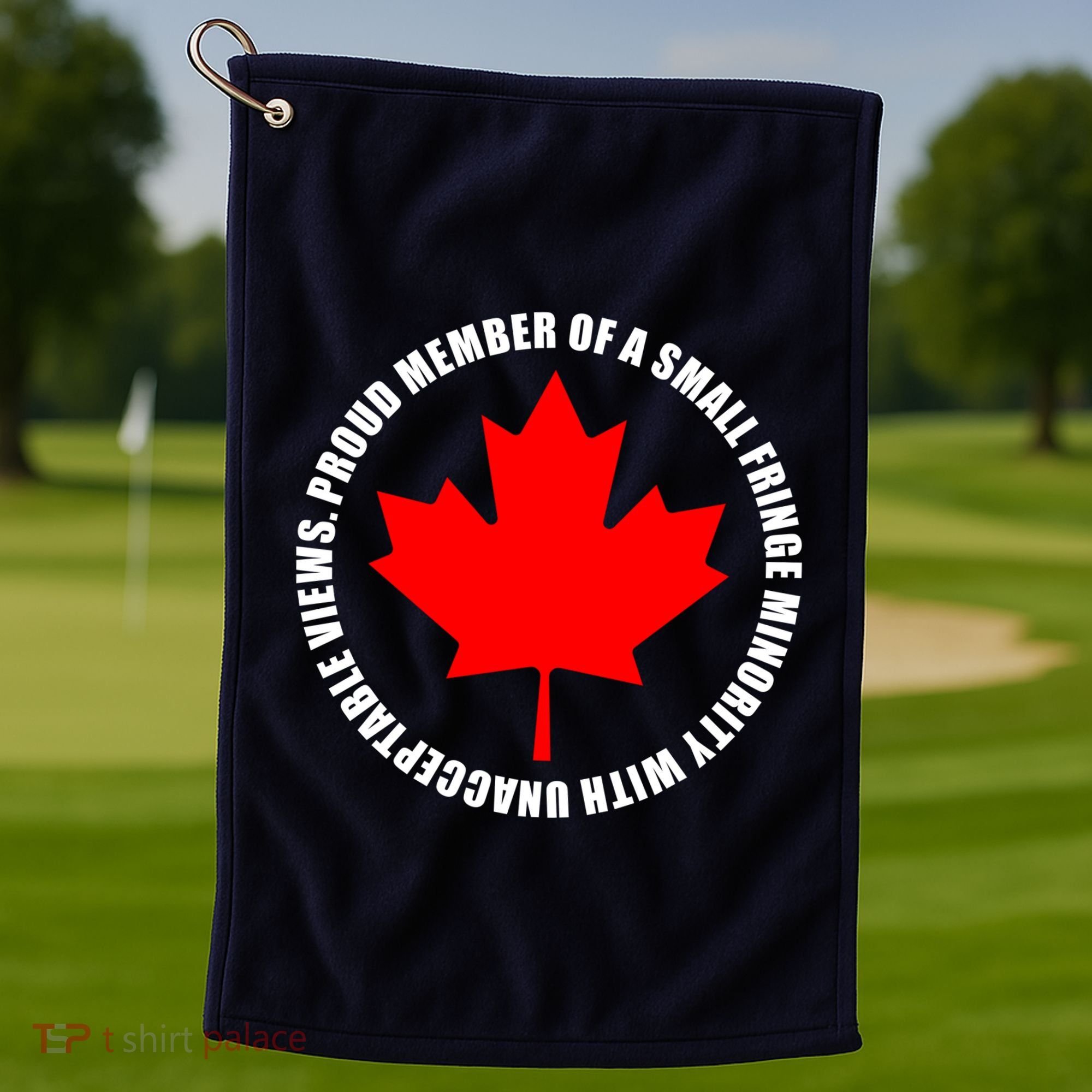 Fringe Proud Member Canadian Truckers Golf Towel