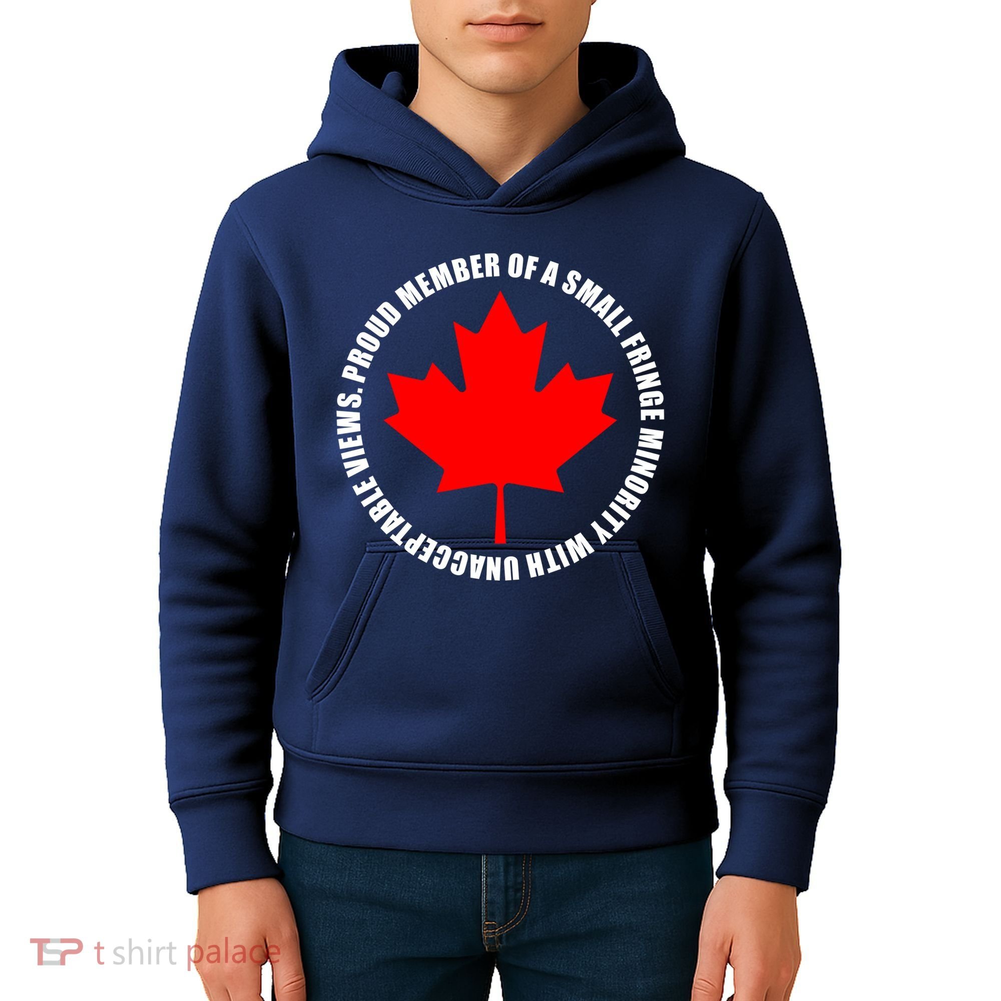 Fringe Proud Member Canadian Truckers Kids Hoodie