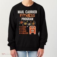 Funny Postman Mail Carrier Rural Carrier Letter Gift Women's Sweatshirt thumb 0