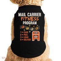 Funny Postman Mail Carrier Rural Carrier Letter Gift Doggie Tank thumb 0