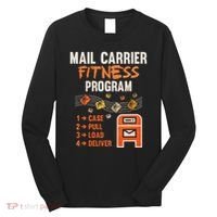 Funny Postman Mail Carrier Rural Carrier Letter Gift Long Sleeve Shirt thumb 0