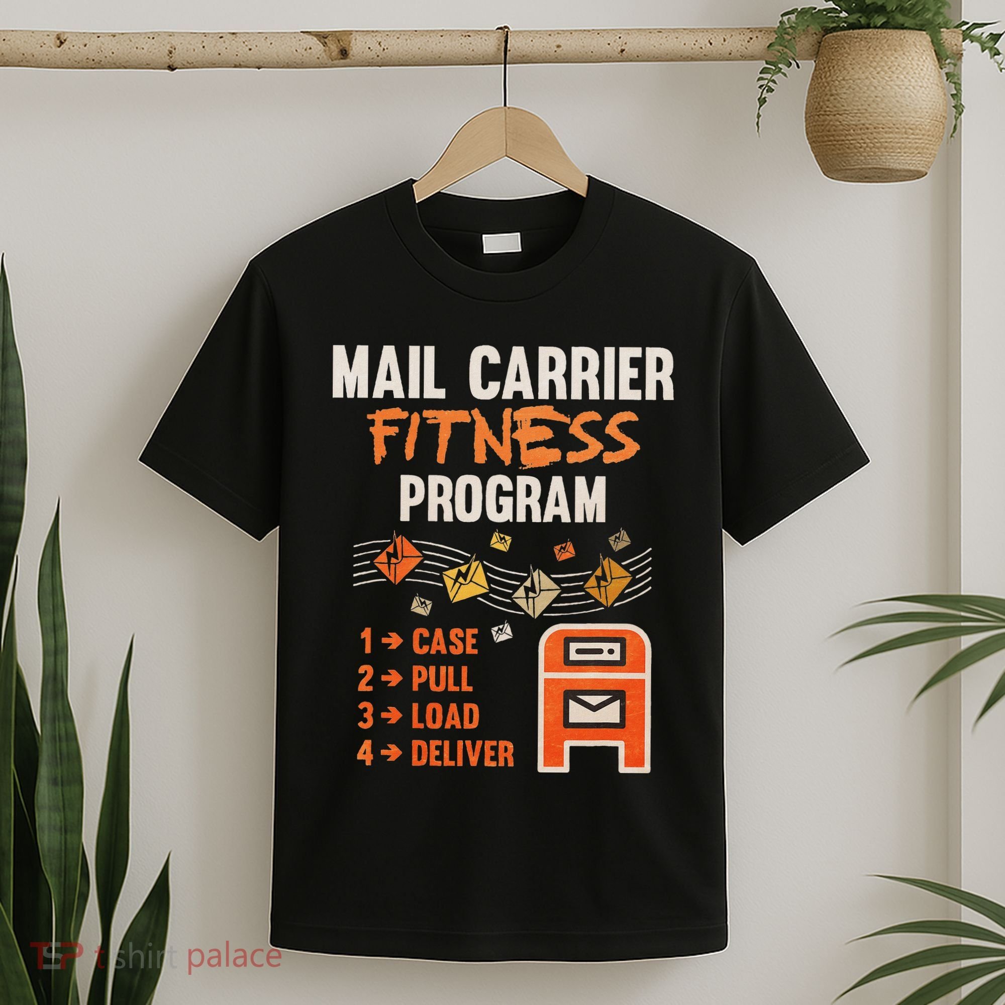 Funny Postman Mail Carrier Rural Carrier Letter Gift T-Shirt