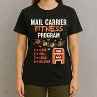 Funny Postman Mail Carrier Rural Carrier Letter Gift T-Shirt thumb 4