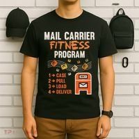 Funny Postman Mail Carrier Rural Carrier Letter Gift T-Shirt thumb 6