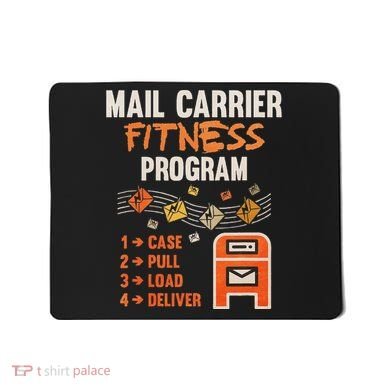 Funny Postman Mail Carrier Rural Carrier Letter Gift Mousepad