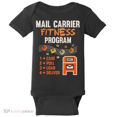 Funny Postman Mail Carrier Rural Carrier Letter Gift Baby Bodysuit
