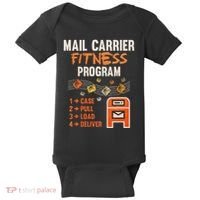 Funny Postman Mail Carrier Rural Carrier Letter Gift Baby Bodysuit thumb 0