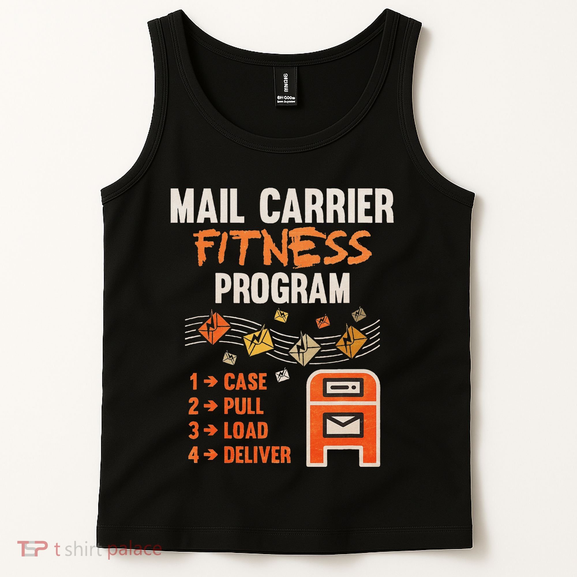 Funny Postman Mail Carrier Rural Carrier Letter Gift Tank Top