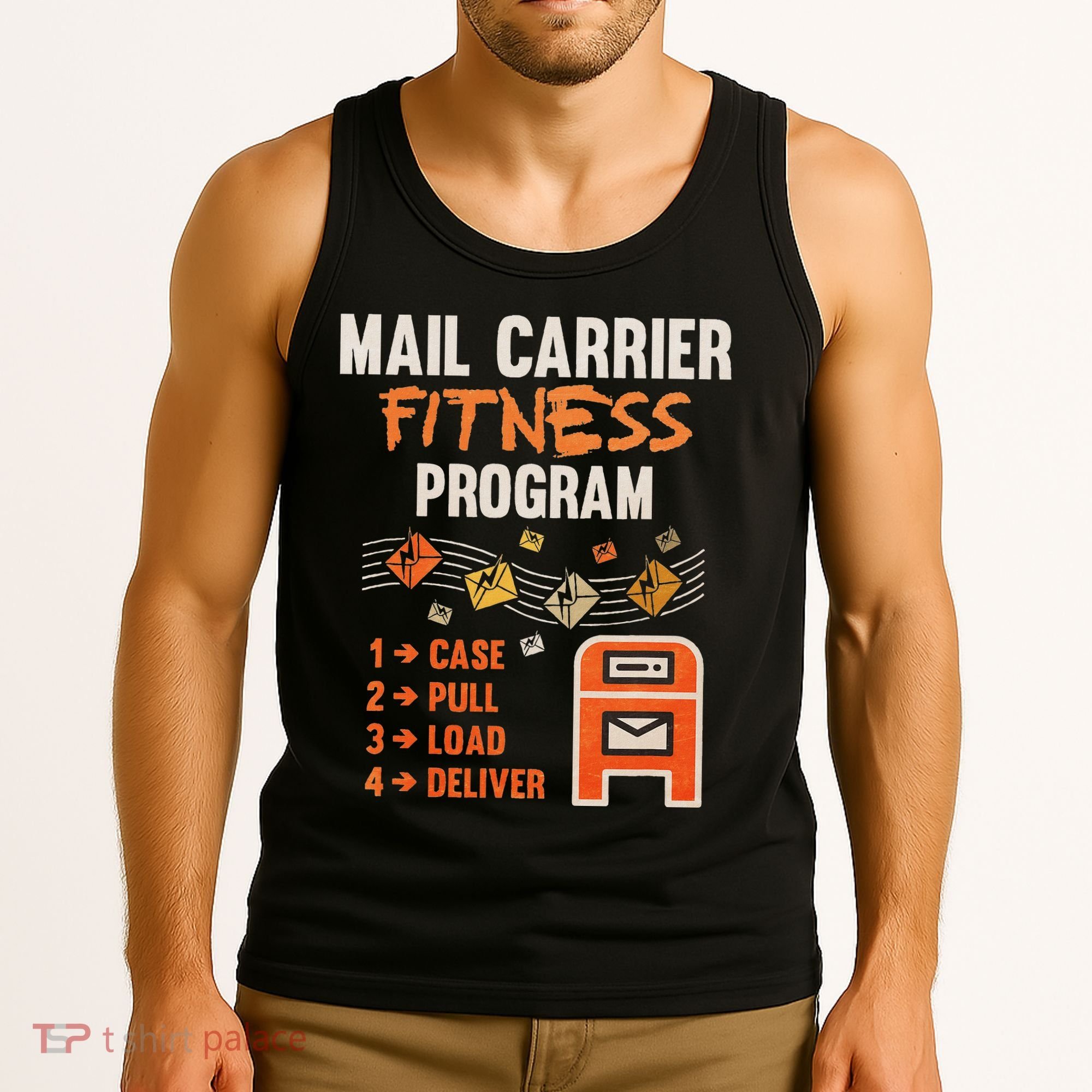 Funny Postman Mail Carrier Rural Carrier Letter Gift Tank Top