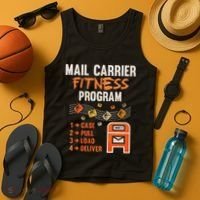 Funny Postman Mail Carrier Rural Carrier Letter Gift Tank Top thumb 4
