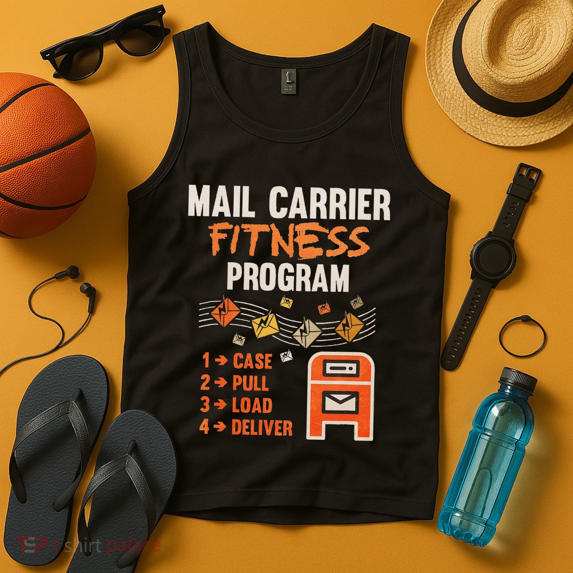 Funny Postman Mail Carrier Rural Carrier Letter Gift Tank Top