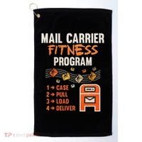 Funny Postman Mail Carrier Rural Carrier Letter Gift Golf Towel thumb 0