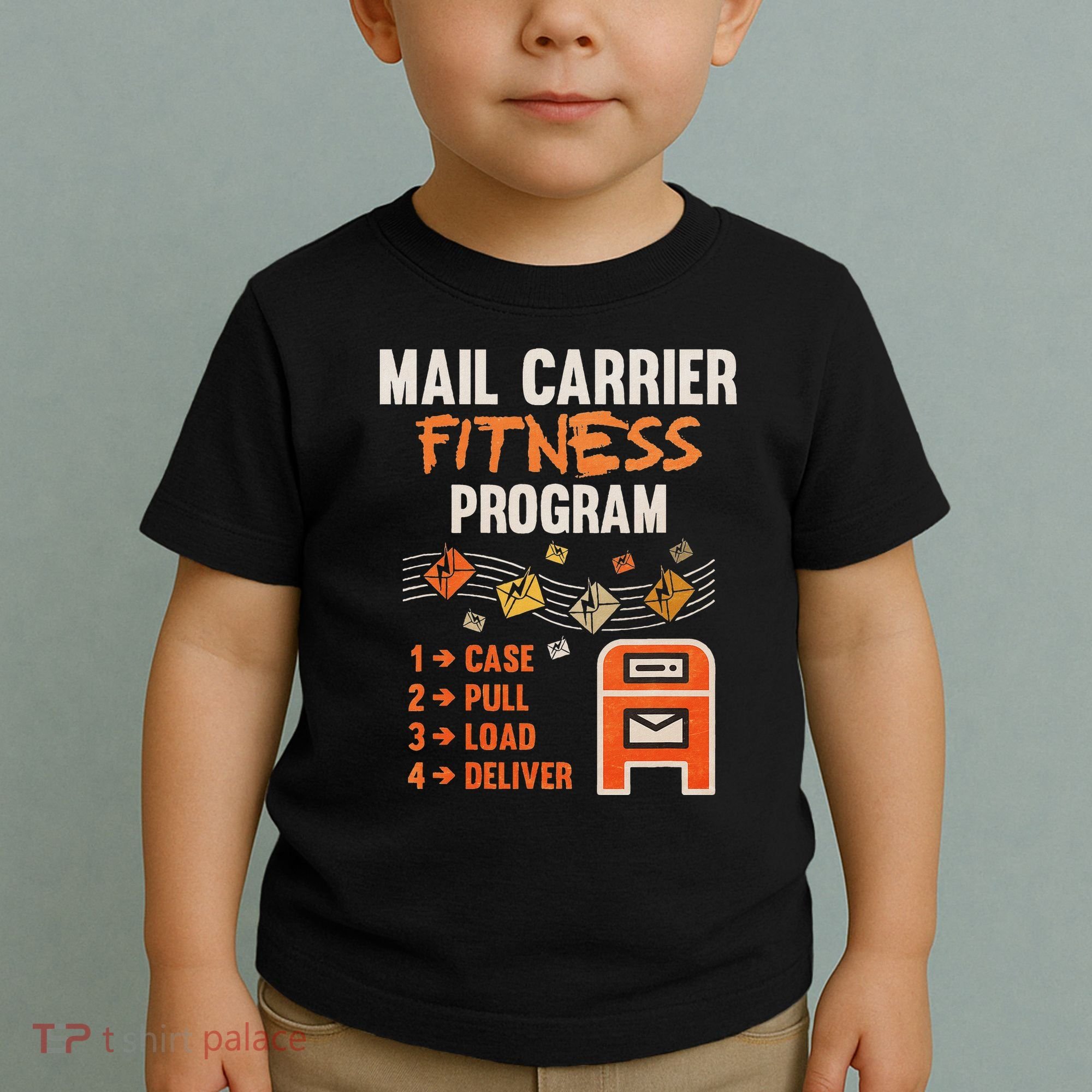 Funny Postman Mail Carrier Rural Carrier Letter Gift Toddler T-Shirt