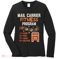 Funny Postman Mail Carrier Rural Carrier Letter Gift Women's Long Sleeve Shirt thumb 0