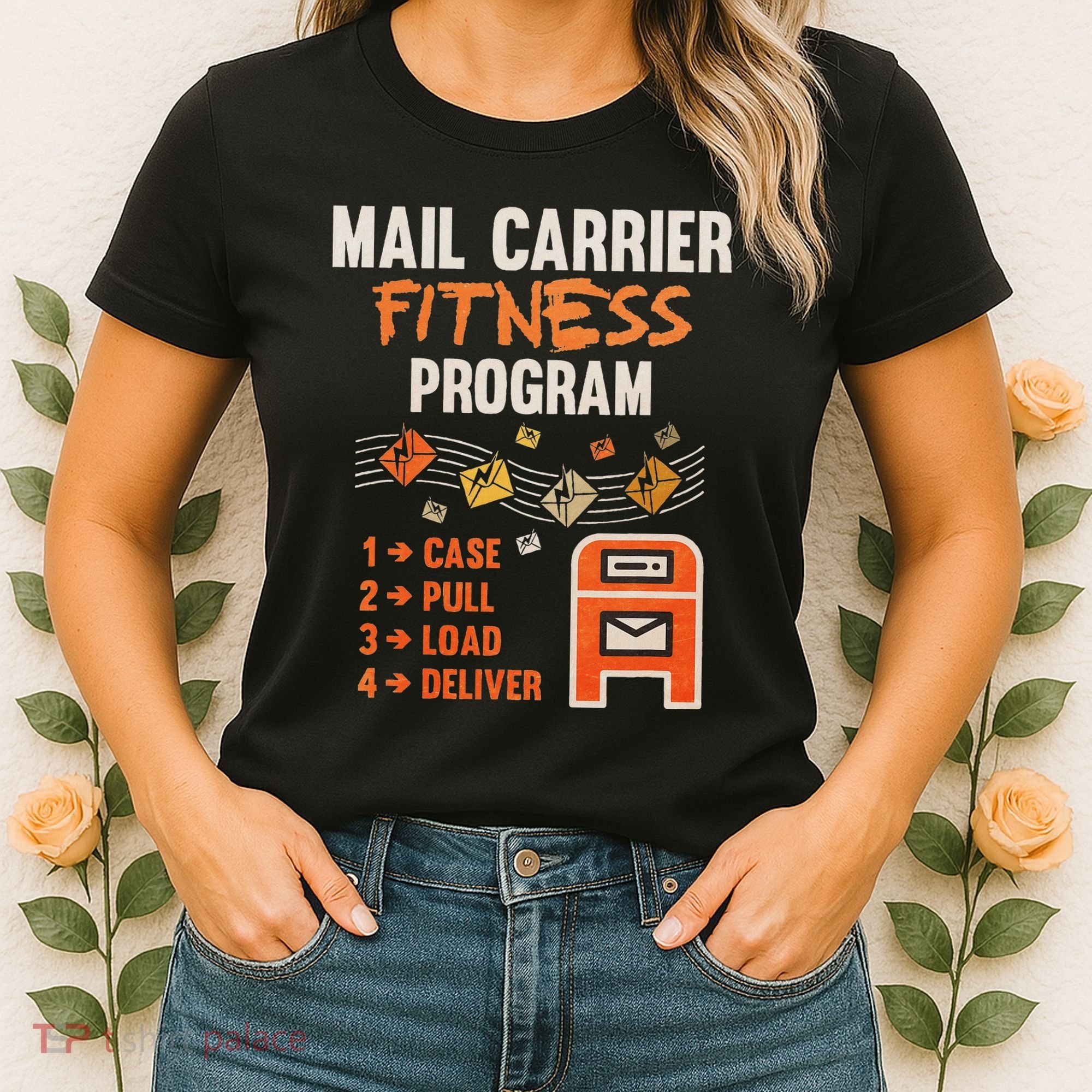Funny Postman Mail Carrier Rural Carrier Letter Gift Women's T-Shirt