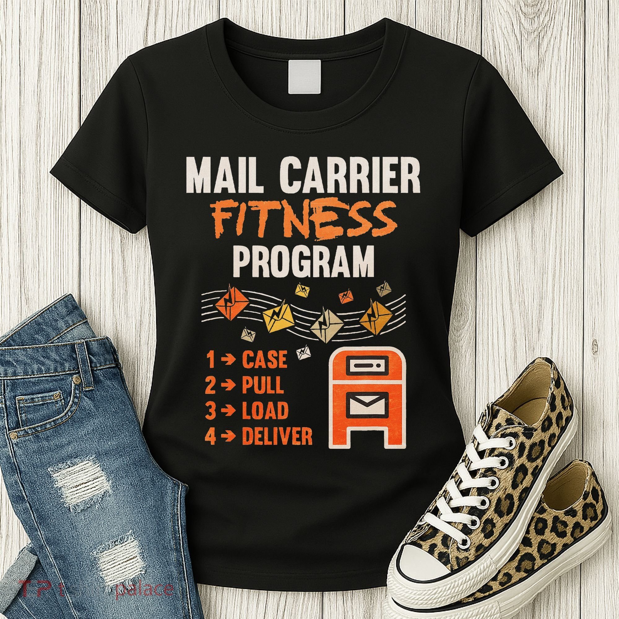 Funny Postman Mail Carrier Rural Carrier Letter Gift Women's T-Shirt