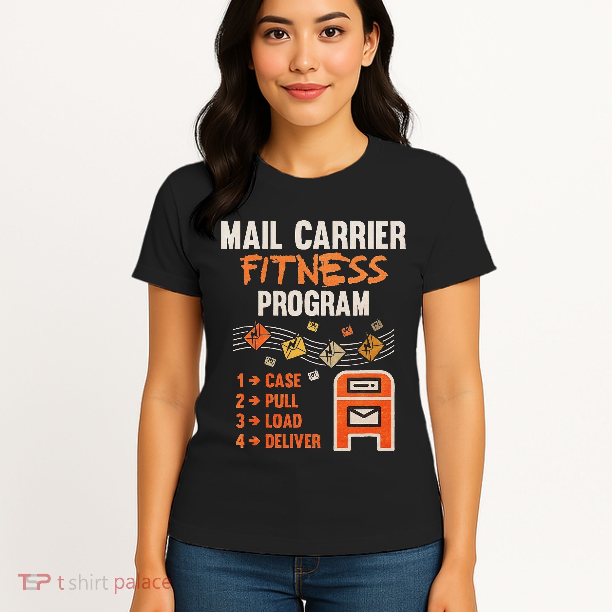 Funny Postman Mail Carrier Rural Carrier Letter Gift Women's T-Shirt