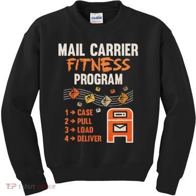 Funny Postman Mail Carrier Rural Carrier Letter Gift Kids Sweatshirt