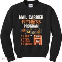 Funny Postman Mail Carrier Rural Carrier Letter Gift Kids Sweatshirt thumb 0
