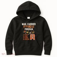 Funny Postman Mail Carrier Rural Carrier Letter Gift Kids Hoodie thumb 0