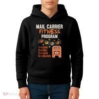 Funny Postman Mail Carrier Rural Carrier Letter Gift Kids Hoodie thumb 4