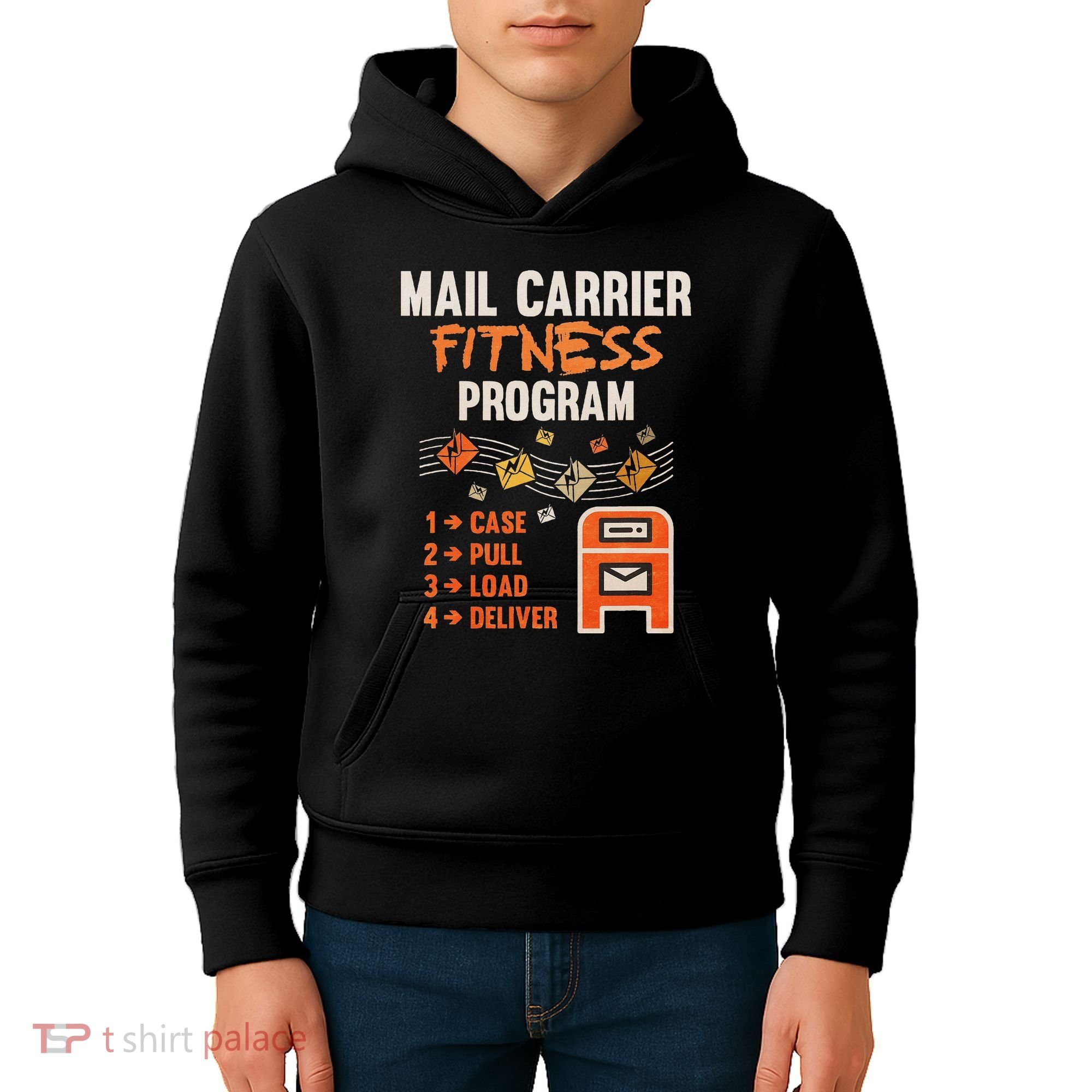 Funny Postman Mail Carrier Rural Carrier Letter Gift Kids Hoodie